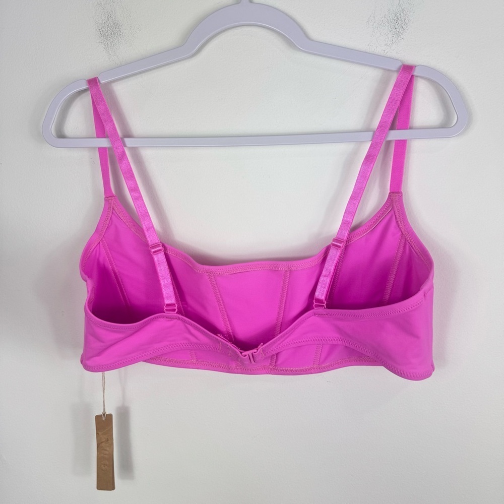 NWT SKIMS Fit Everybody Corset Top Neon Pink Size 3X - Picture 4 of 9
